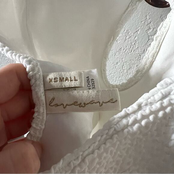 Revolve Lovewave April One Piece Swimsuit in Ivory - Picture 7 of 8